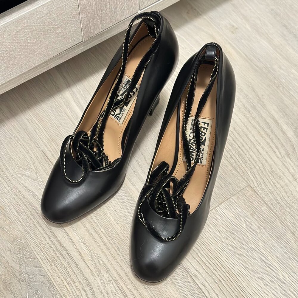 Salvatore Ferragamo Vintage high heels ballet Size US 6.5